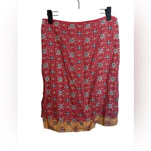 Esprit Vintage Y2K Ditsy Floral Cottage Layered Skirt